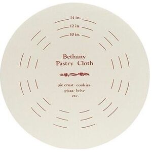 New BETHANY HOUSEWARESPastry Cloth w/Guides Reusable Canvas Cover/Board#03012610
